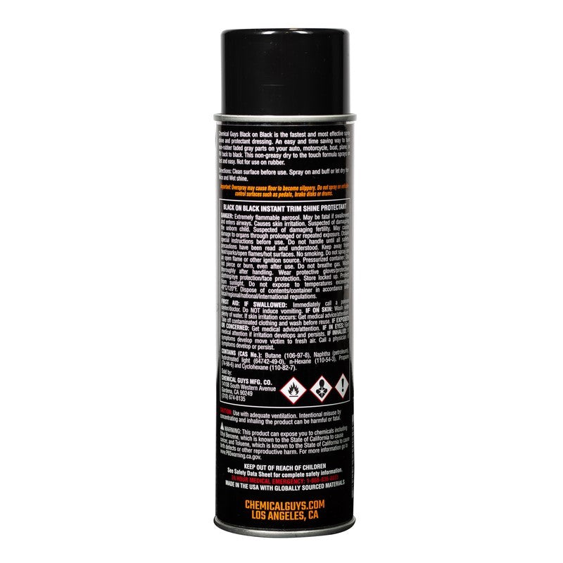 Chemical Guys Black On Black Spray Dressing (11oz) (AIR_SPRAY_1)