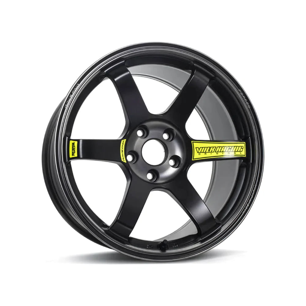 Volk Racing TE37 Saga SL M-Spec Wheel - 18x8.5 / 5x114.3 / +38mm Offset -  Pressed Black