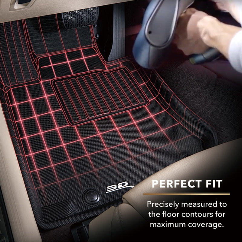 3D MAXpider 18-21 Volkswagen Tiguan 1st Row Kagu Floor Mat - Black-dsg-performance-canada
