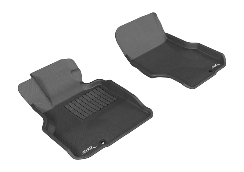 3D MAXpider 2006-2010 Infiniti M35 Kagu 1st Row Floormat - Black-dsg-performance-canada