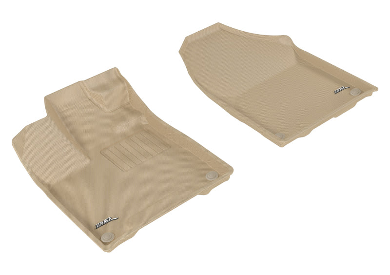 3D MAXpider 2016-2020 Honda Pilot/Passport Kagu 1st Row Floormat - Tan-dsg-performance-canada