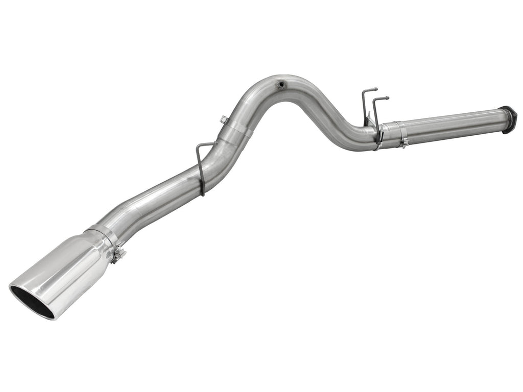 aFe Atlas Exhausts 5in DPF-Back Aluminized Steel Exhaust 2015 Ford Diesel V8 6.7L (td) Polished Tip-dsg-performance-canada