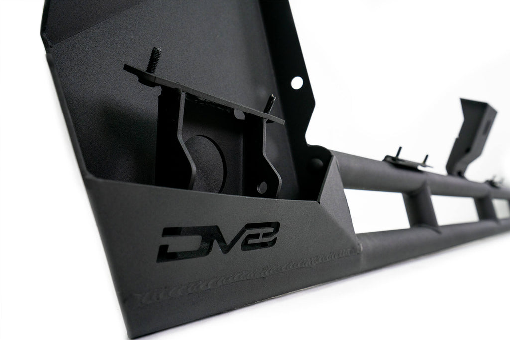 DV8 Offroad 20-22 Jeep Gladiator Bedside Sliders With Built in Skid Plates-dsg-performance-canada