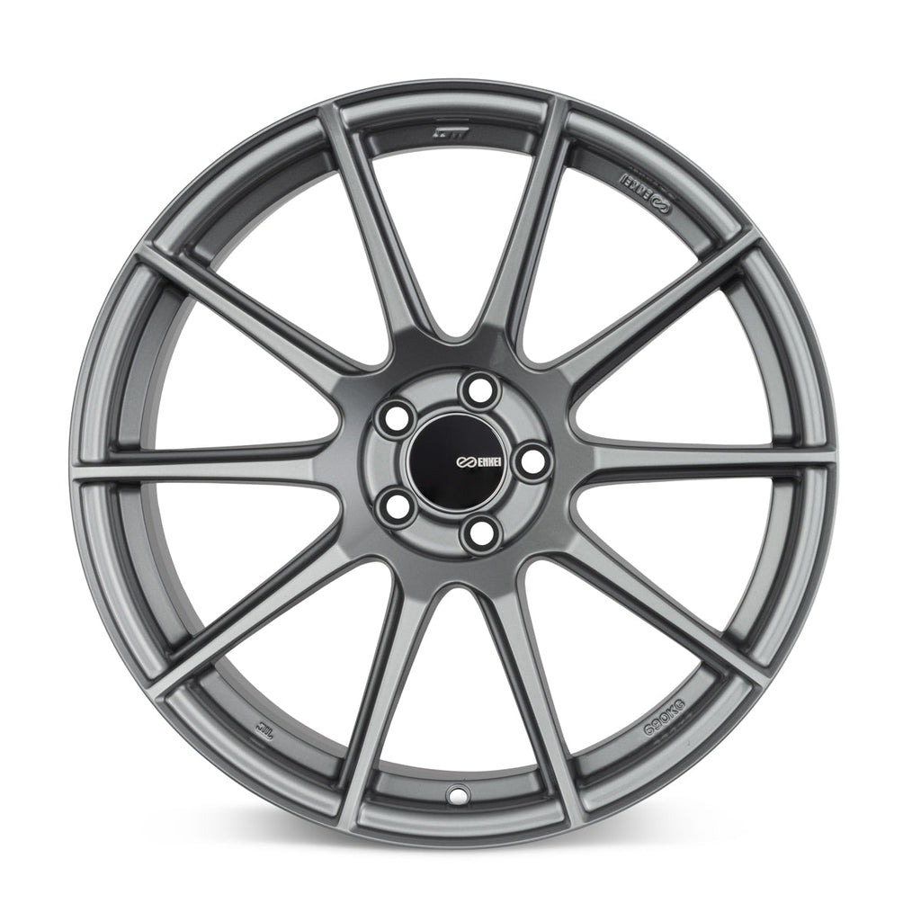 Enkei TS10 17x9 5x114.3 35mm Offset 72.6mm Bore Grey Wheel