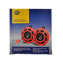 Load image into Gallery viewer, Hella Supertone Horn Kit 12V 300/500HZ Red-dsg-performance-canada