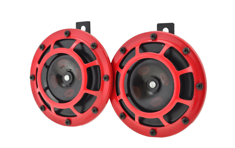 Hella Supertone Horn Kit 12V 300/500HZ Red-dsg-performance-canada