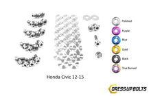 Load image into Gallery viewer, Honda Civic (2012-2015) Titanium Ti Dress Up Bolts Engine Bay Kit-dsg-performance-canada