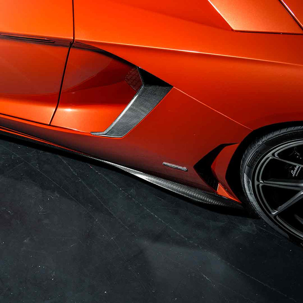 Lamborghini Aventador Zaragoza Edizione Aero Side Blades-dsg-performance-canada