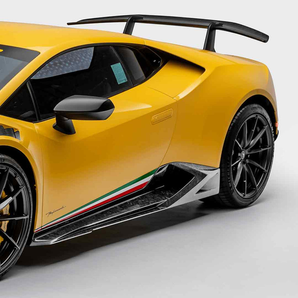 Lamborghini Huracan Performante Vicenza Edizione Aero Side Blades (Carbon Matrix)-dsg-performance-canada