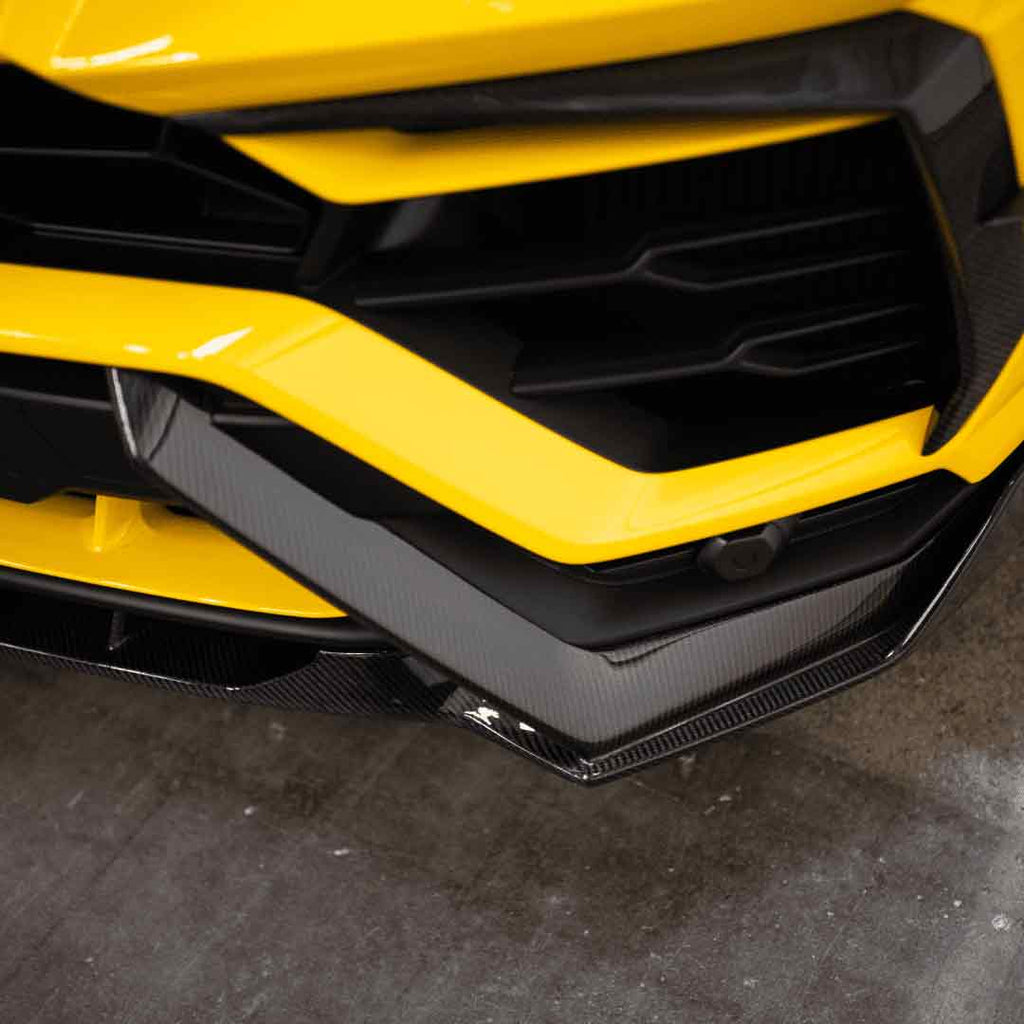 Vorsteiner Rampante Edizione Aero Front Canards Carbon Fiber PP 2x2 Glossy  Lamborghini Urus 2018-2020