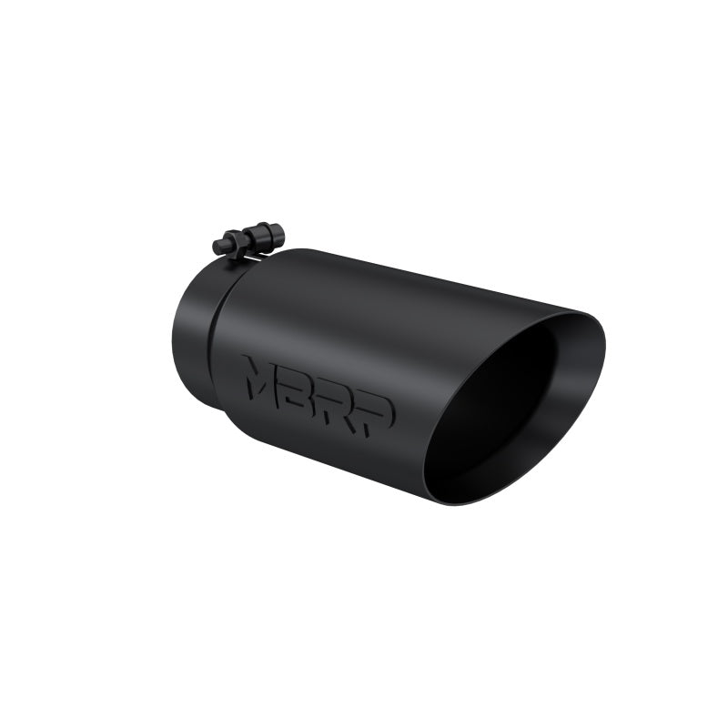 MBRP Universal Tip 5 O.D. Dual Wall Angled 4 inlet 12 length - Black Finish-dsg-performance-canada