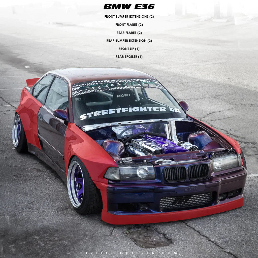 StreetFighter LA BMW E36 Coupe Wide Body Kit-dsg-performance-canada