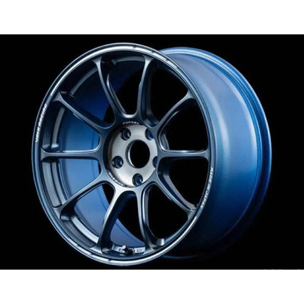 Volk Racing ZE40 Time Attack III Wheel - 17x7.5 / 5x114.3 / +47mm Offset -  Metallic Blue/Matte Black Clear