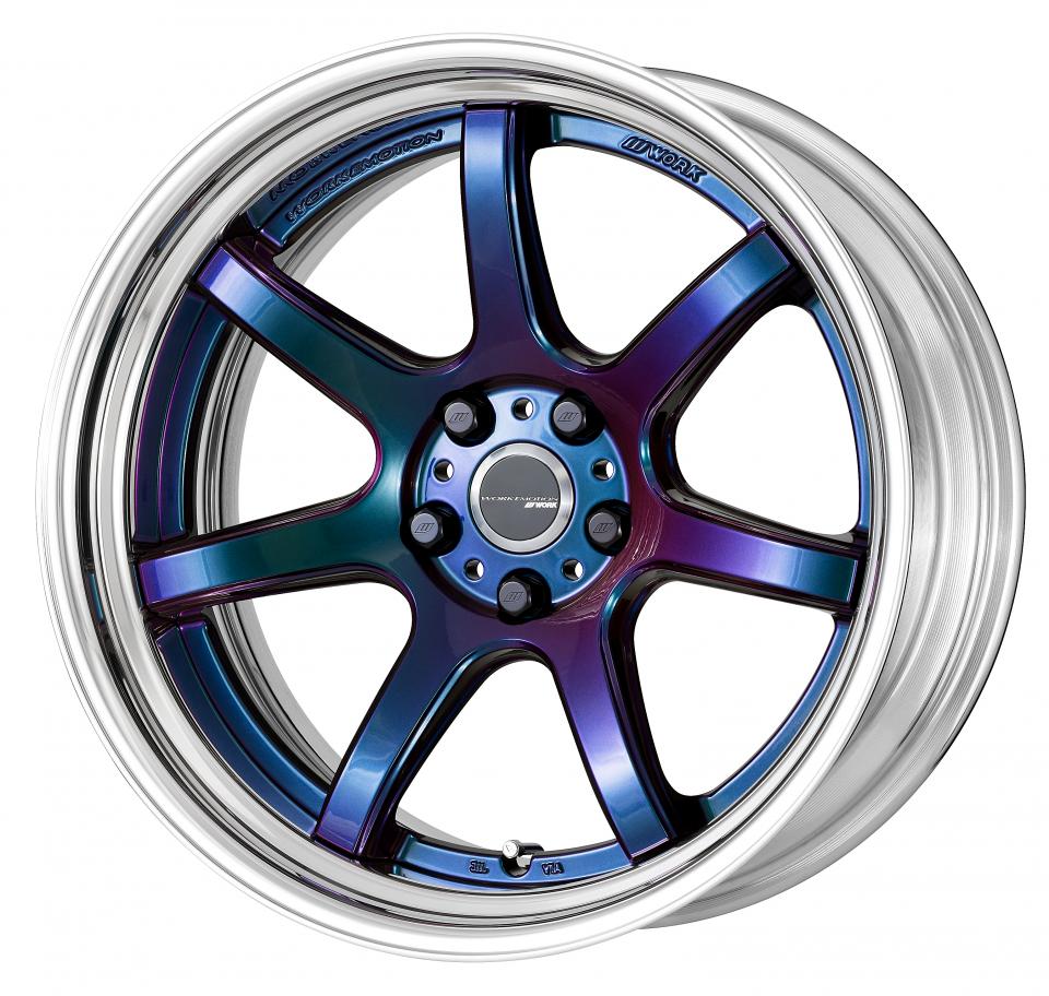 Work Emotion T7R 2P Wheel (Full Reverse) - 18x7.5 / Offset +41 ~ 29 (L-Disk)